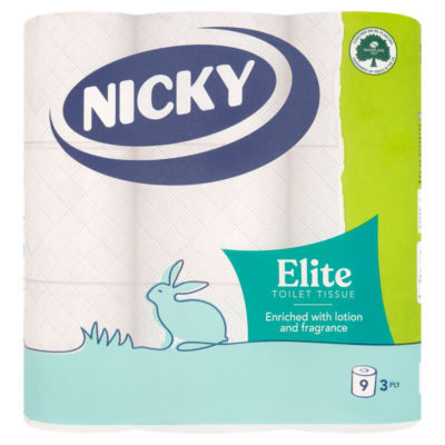 Nicky Elite Enriched With Lotion & Fragrance 3Ply 18Pk - Premium Quality Tissue Online - Product Image Nicky Elite Enriched With Lotion & Fragrance 3Ply 18Pk - Premium Quality Tissue Online - Product Image